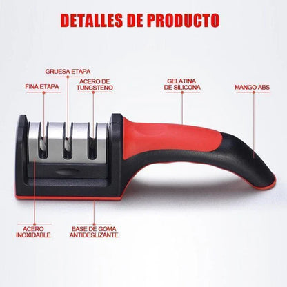 2X1  AFILADOR DE CUCHILLOS 3 EN 1  PROFESIONAL  KITCHEN™